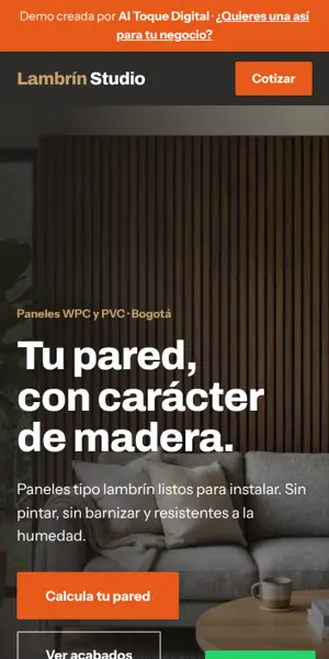 Estilo A para PVC y paneles