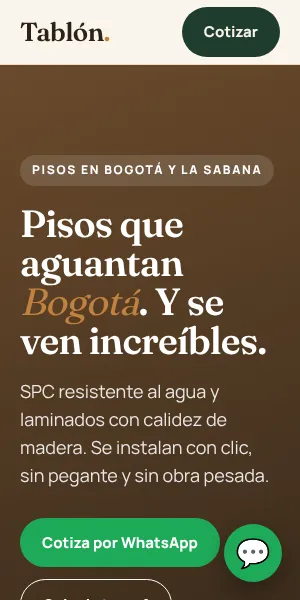 Pisos SPC y laminados, estilo Roble Cálido