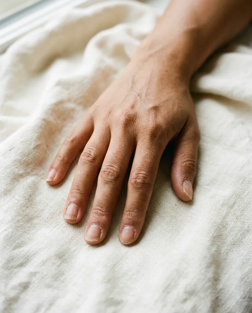 Uñas antes: naturales y sin forma